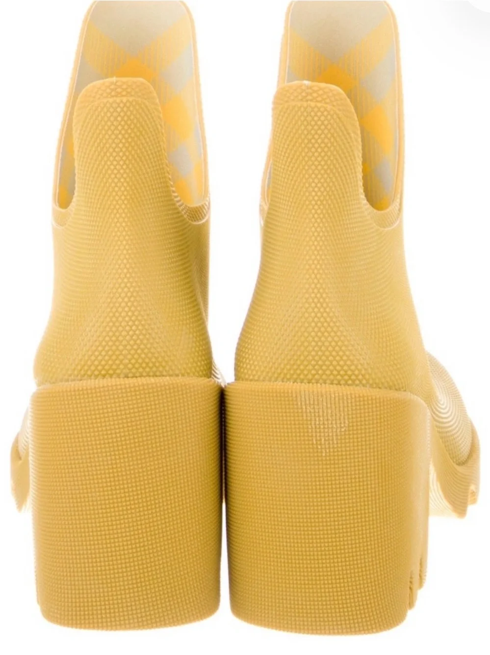 Burberry Women's Yellow Rain Boots
